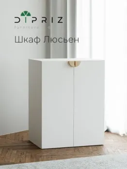 Диприз Люсьен 2 дв №1 Д.70173.1 (белый)