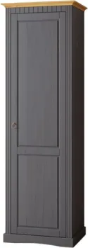 Диприз Неаполь 1 дв Д.70006.1 (серый RAL7016/крышка антик)