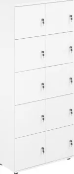 Norden 10 ячеек 80х40х186.6 SG.820.WH.WH (белый/белый)