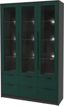 Интерлиния Концепт КТ-ШВ3 с подсветкой Техно (антрацит/изумруд)