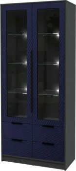 Интерлиния Концепт КТ-ШВ2 с подсветкой Техно (антрацит/индиго)
