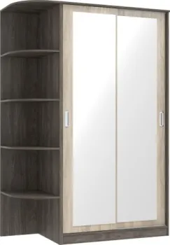 Кортекс-мебель Лагуна ШК04-02 (орех элия/дуб сонома, левая консоль)