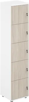 Norden 5 ячеек 40х40х186.6 SG.818.WH.OL (белый/дуб светлый)