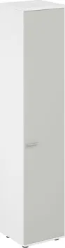 Norden Правый 60х60х195.5 ЛДСП SG.826.WH.SH.R (белый/серый бархат)