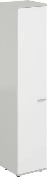 Norden Левый 60x60x195.5 SG.823.SH.WH.L (серый бархат/белый)