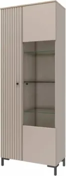 Stolline Тоскана со стеклом 535.10 (кашемир серый)