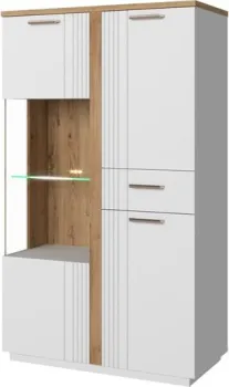 Anrex Mateo 1V2D1S P (белый/дуб наварра)