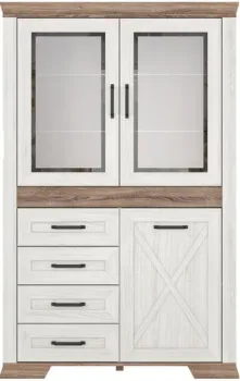 Black Red White Marselle REG2W1D4S (ясень снежный/дуб сонома темный)