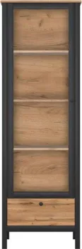 Black Red White Loft REG1W1S (дуб вотан/черный)