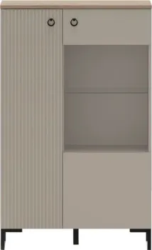 Black Red White Domenica REG1D1W/140 (глиняный серый/дуб сильвержек ореховый)