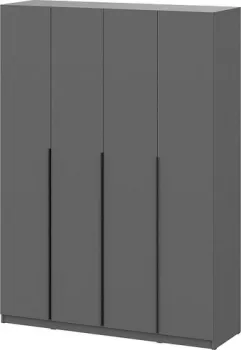 NN мебель ШК 5 1600 00-00111963 (графит серый)