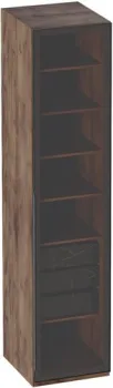 Мебельград Браун 51x53.5x226.5 (таксония/алюминевый профиль/стекло)