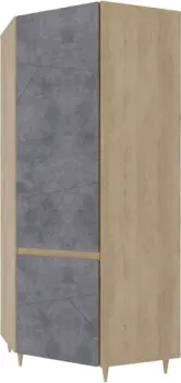 Stolline Киото угловой СТЛ.339.08 (дуб небраска/бетон темный)