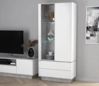 Интерлиния Quartz QZ-ШК1 (белый платинум/бетон)