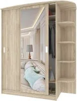 Кортекс-мебель Лагуна ШК05-01 правая консоль (дуб сонома)