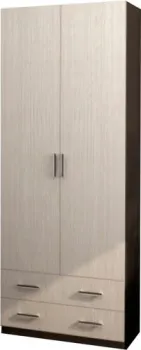 Стендмебель Дуэт двухстворчатый (дуб белфорт/венге)