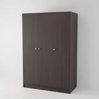 Диприз Марм 3дв.1170х550х1750 Д.70047.2 (черная сосна)