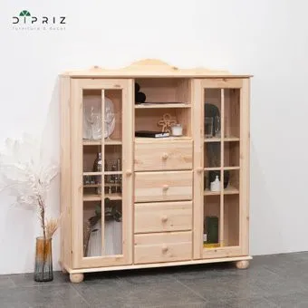 Диприз Бритта 2 дв 4 ящ Д.70056.1 (сосна/лак)