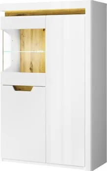 Anrex Torino 1V2D P (белый/дуб наварра)