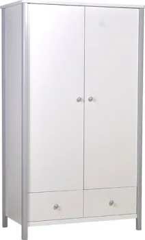 Polini Kids Simple двухсекционный с ящиками 0002770.55 (белый/серый)