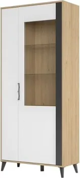 Szynaka Meble Moet 12 (орех американский Jackson/белый матовый/графитовый матовый)