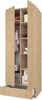 Polini Kids Simple двухсекционный с ящиком 0001302.30 (натуральный)