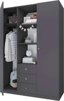 Polini Kids Simple трехсекционный 0001632.42 (серый)