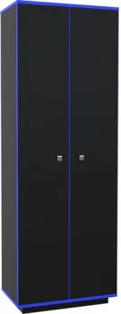 МДК Black 2-х створчатый BL-СК2С 490x800x1980 (черный/кромка синяя)