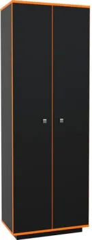 МДК Black 2-х створчатый BL-СК2О 490x800x1980 (черный/кромка оранжевая)