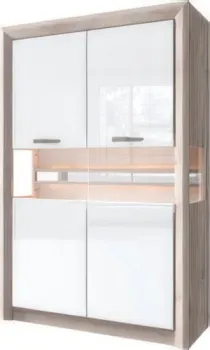 Anrex Orlando 2V (каштан найроби/белый глянец)