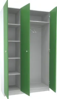 МДК Феникс СК3Ф-З 3-х створчатый 1200x490x1980 (зеленый)