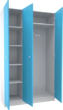 МДК Феникс СК3Ф-Г 3-х створчатый 1200x490x1980 (голубой)