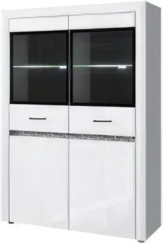Anrex Whiteblack 2V2D (белый/белый глянец)