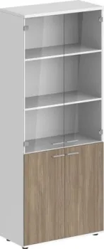 Norden Высокий SG.811.WH.OD.GL (белый/дуб темный)