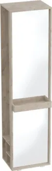 Мебельград Фан 53x46.3x210 (дуб бонифаций/мокко глянец)