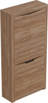 Мебельград Соренто 107x38.5x210 (дуб стирлинг/кофе структурный матовый)