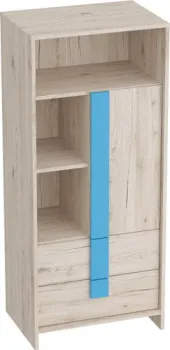 Мебельград Скаут 60x42x139 (дуб бонифаций/софт тач индиго)