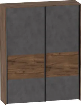 Мебельград Глазго 180x60.5x230 (таксония/графит)