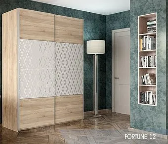 BTS Мебелони Fortune-12 1800=600/600/600 (дуб сонома/зеркало №4)