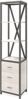 Millwood Neo Loft RC-1 (дуб белый craft/черный)