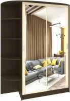 Кортекс-мебель Лагуна ШК09-02 левая консоль (венге/венге светлый)
