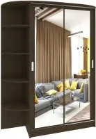 Кортекс-мебель Лагуна ШК09-02 левая консоль (венге)