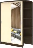 Кортекс-мебель Лагуна ШК09-01 правая консоль (венге/венге светлый)