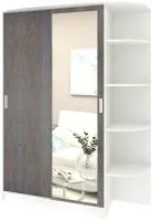 Кортекс-мебель Лагуна ШК09-01 правая консоль (белый/береза)