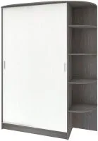 Кортекс-мебель Лагуна ШК09-00 правая консоль (береза/белый)