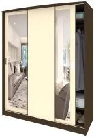 Кортекс-мебель Лагуна ШК07-02 (венге/венге светлый)