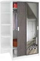 Кортекс-мебель Лагуна ШК06-01 левая консоль (белый/береза)