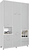 Polini Kids Mirum 2330 трехсекционный (белый/серый)