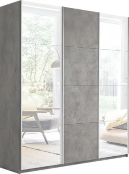 Трия Траст СШК 2.210.70-13.11.13 3-х дверный (бетон/зеркало)