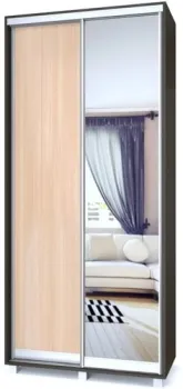 Modern Роланд 1000 (450) (дуб млечный/зеркало/венге)